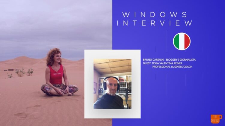 Windows Interview. Guest Dott.ssa Valentina Reiner ITA - The Deeping