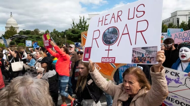 demonstrators to support women’s rights - The Deeping