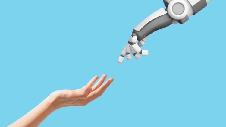 human-hand-and-robot-hand - The Deeping