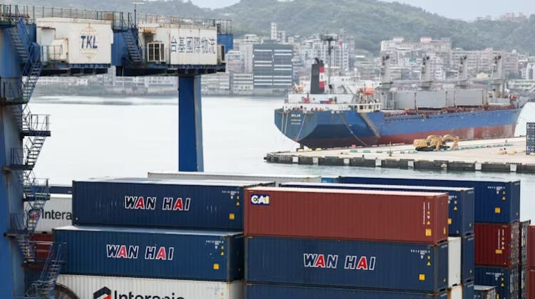 A-cargo-ship-and-containers - The Deeping